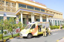 Iranian Hospital in Dubai performed a fire drill