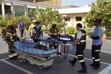 Iranian Hospital in Dubai performed a fire drill